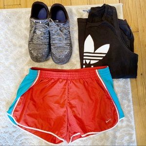 NIKE Orange and Blue Shorts